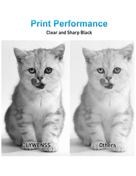 Cartucho de Tóner Negro CLYWENSS TN760 Alto Rendimiento 4-Pack