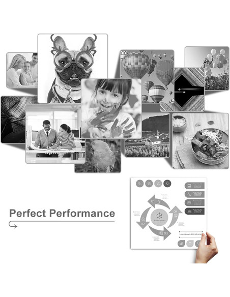 Cartucho de Tóner Negro CLYWENSS TN760 Alto Rendimiento 4-Pack