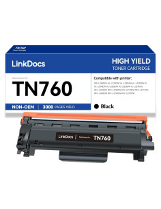 Cartucho de Tóner TN760 Alta Capacidad Brother 3000 Páginas