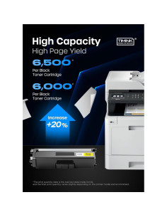 Cartucho de Tóner Reemplazo Timink TN433 TN436 4 Pack BK/C/M/Y 2