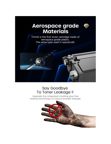 Cartucho de Tóner Reemplazo Timink TN433 TN436 4 Pack BK/C/M/Y