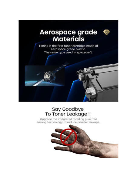 Cartucho de Tóner Reemplazo Timink TN433 TN436 4 Pack BK/C/M/Y