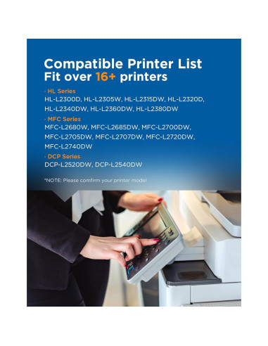 Cartucho de Tóner Negro Timink TN660 Alto Rendimiento 4 Unidades