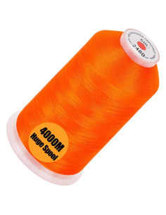 Carrete de Hilo de Bordado 4000M New brothread Naranja Neón
