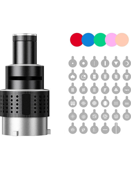 Snoot Óptico BAFONGCINE para Proyector Bowens con Filtros