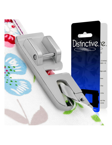 Pie de máquina de coser Distinctive dobladillo enrollado estrecho