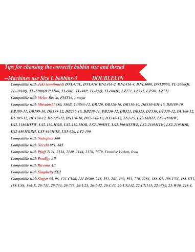 Bobina Preenrollada DOUBLELIN L 144pcs Cartón Blanco 75D/2