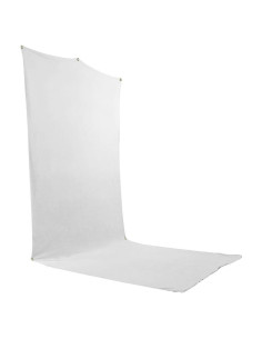Kit de Fondo de Viaje Savage 1.52m x 3.66m Blanco con Soporte
