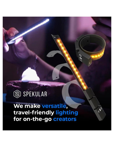 Kit de Iluminación LED Spekular KYU-6 con 3 Paneles RGB