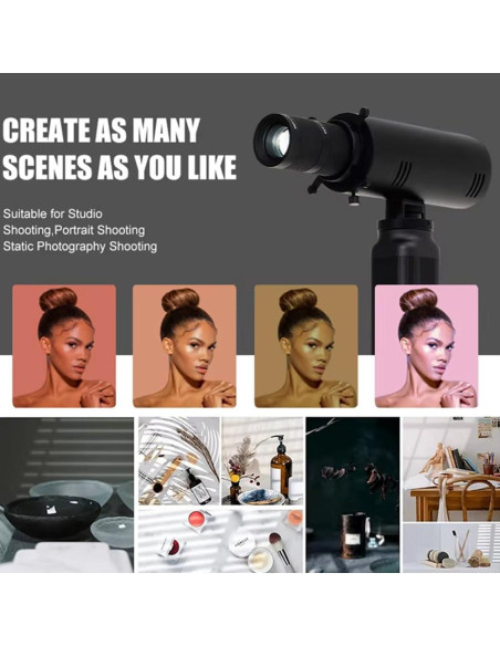 Proyector GOBO Profesional BAFONGCINE 20W Colorido Snoot