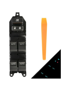 Interruptor de Ventana Eléctrica Izquierdo Magimaker Toyota Tundra 2007-2021 con Luz LED Azul