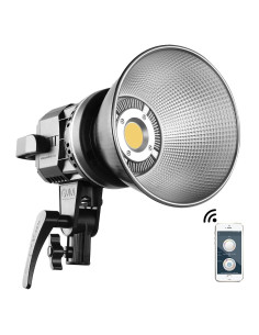 Foco LED de Video GVM 80W CRI97+ Temperatura 5600K