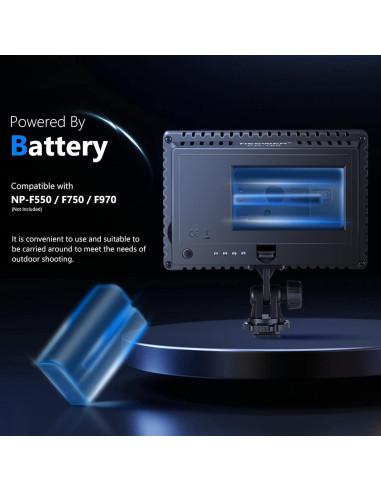 Luz de Video LED Neewer CN-160 Dimmable 660 lm 5600K