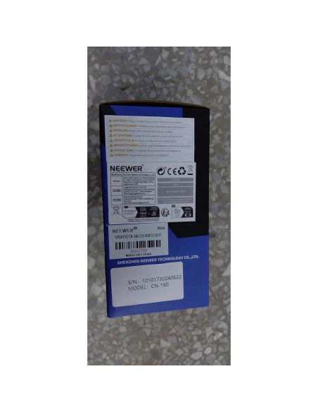 Luz de Video LED Neewer CN-160 Dimmable 660 lm 5600K Luz de Video LED Neewer CN-160 Dimmable 660 lm 5600K