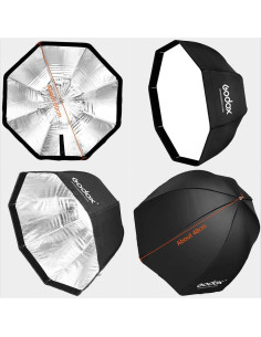 GODOX Softbox Octagonal 80cm Paraguas Portátil para Fotografía 2
