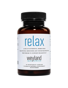 Suplemento Natural de Relajación Weyland - 30 Cápsulas Vegetarianas