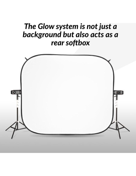 Fondo Iluminado HiGlow 6x7' Glow - Lienzo Blanco para Fotografía Fondo Iluminado HiGlow 6x7' Glow - Lienzo Blanco para Fotografía