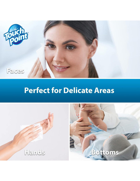 Toallitas Desechables Touch Point 1800 Unidades Aloe Vera