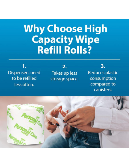 Toallitas Desechables Touch Point 1800 Unidades Aloe Vera