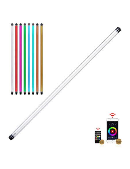 Luz de Fotografía LED RGB P120 Uyled 1350 Lúmenes 360