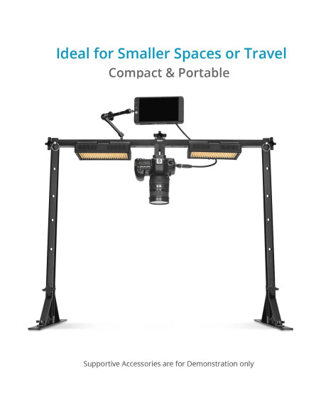 Plataforma Aérea PROAIM 88.9x22.9x20.3cm para Cámara y Luz