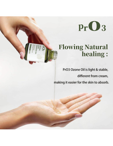 Aceite de Oliva Ozonizado PrO3 - 29.57 ml - Orgánico Natural