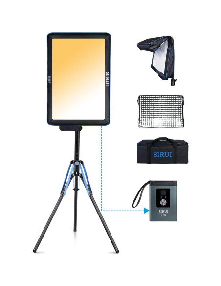 Luz de Video LED SIRUI A100B Bi-Color 100W Softbox 2800-8500K Luz de Video LED SIRUI A100B Bi-Color 100W Softbox 2800-8500K