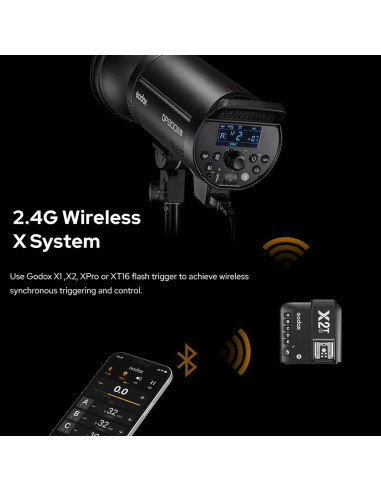 Flash de Estudio Godox DP400III-V 400Ws GN87 5600K 2.4G