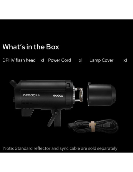 Flash de Estudio Godox DP400III-V 400Ws GN87 5600K 2.4G