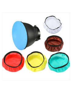 Calcetín Difusor de Luz Leadigol 7" (18cm) Tela Suave 6 Colores