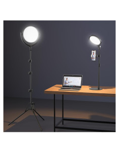 Anillo de Luz LUXSURE para Videoconferencias 2700-6500K