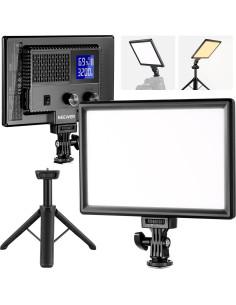 Luz Estroboscópica NEEWER Q200 200Ws con Panel LED 9" 2