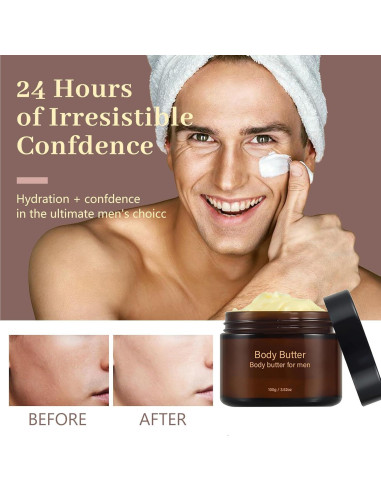 Manteca Corporal ANRUI para Hombres con Feromonas 141.5g