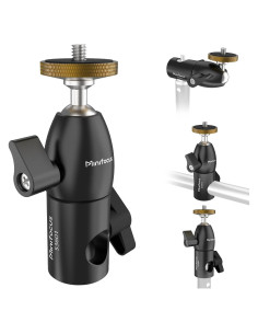 Adaptador de Montaje Minifocus 16mm con Cabezal de Bola Mini