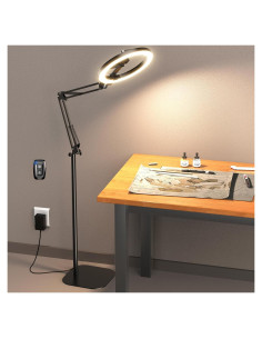 Luz de Anillo Evershop 1800 Lúmenes con Trípode Ajustable