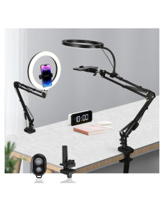 Soporte de cámara con luz de anillo 25 cm WEIIBDIE para iPhone