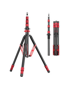 Trípode de Luz Ajustable Aluminio 222 cm con Bolsa - MT-02S