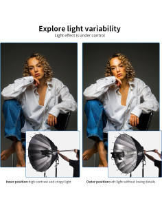 Reflector Parabólico Selens SER120 120cm con Varilla de Enfoque 2