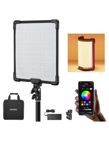 Panel de Luz Flexible LED Bi-Color Godox FH50 37x36 cm