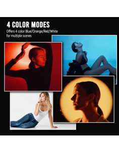 Iluminación Fotográfica Portátil NiceVeedi NV-SPLKT800 10W 6000mAh 2