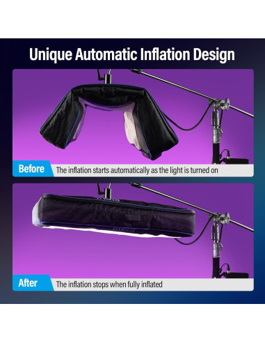 Luz de Video LED RGB SIRUI A200R 200W Control APP 2000K-10000K