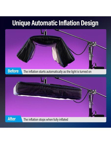 Luz de Video LED RGB SIRUI A200R 200W Control APP 2000K-10000K Luz de Video LED RGB SIRUI A200R 200W Control APP 2000K-10000K