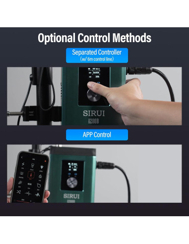 Luz de Video LED RGB SIRUI A200R 200W Control APP 2000K-10000K