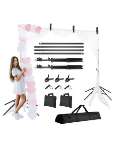 Soporte de fondo ajustable ZBWW 2x3m para fotografía y eventos