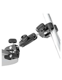 Soporte Doble Super Clamp Kolasels Ajustable 360 Metal Negro