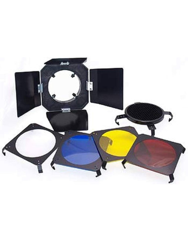 Kit Barndoor 3 en 1 SystemPro 160A para Flash Estudio