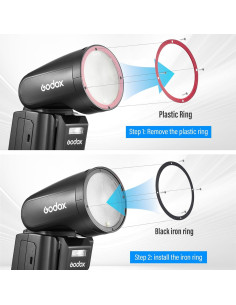 Anillo Magnético Godox V1 U/V1PRO U/V100 U - Adaptador Accesorios 2