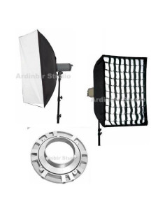 Softbox 90x90cm Ardinbir Studio con Rejilla de Huevo