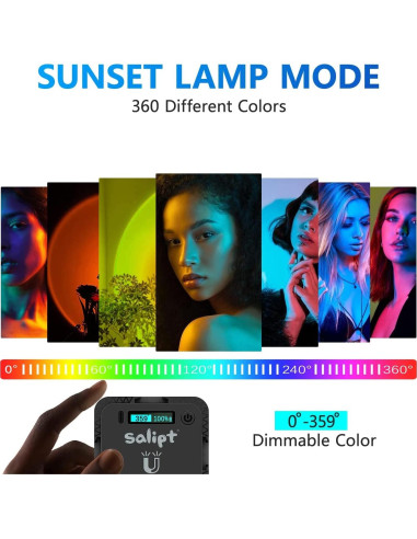 Lámpara de Proyección RGB Salipt 5W Recargable 2000mAh