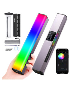 Varita de Luz LED NEEWER RGB1 Oro Rosa, 3200K-5600K, 6400mAh